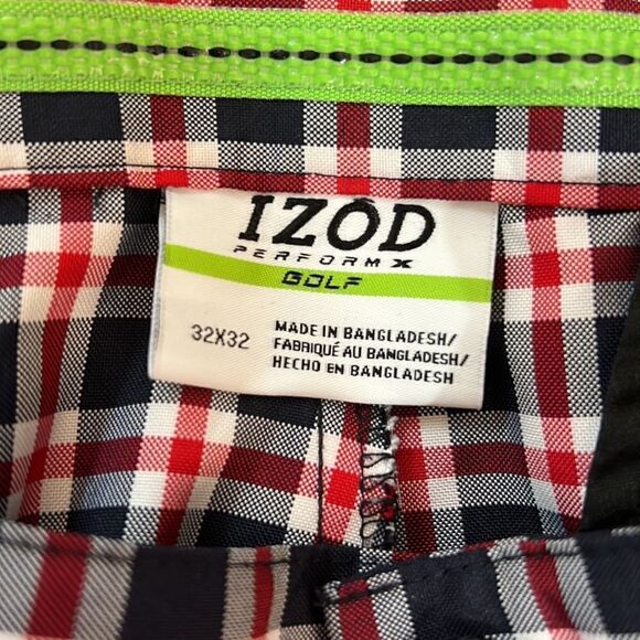 Izod Peformx Plaid Check Golf Pants 32x32 - Picture 11 of 12